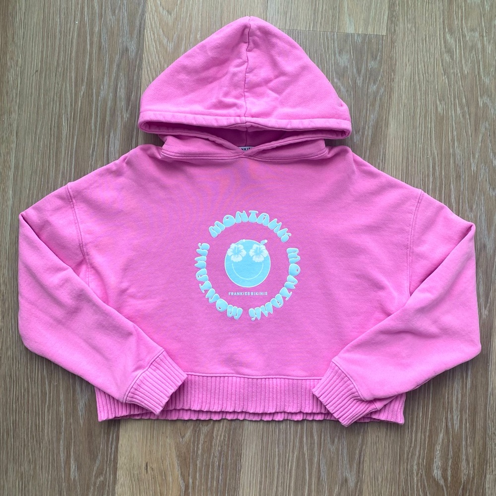 Frankies Bikinis Montauk Cropped Sweatshirt